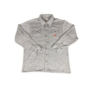 Iowa‎ State Rivalry Threads NCAA Shirt Jacket Button Up Men's Large